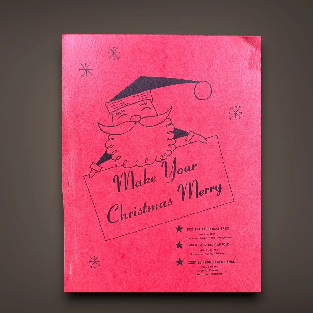 Make Your Christmas Merry Craft Book ND Agricultural‎ College Fargo 1950s